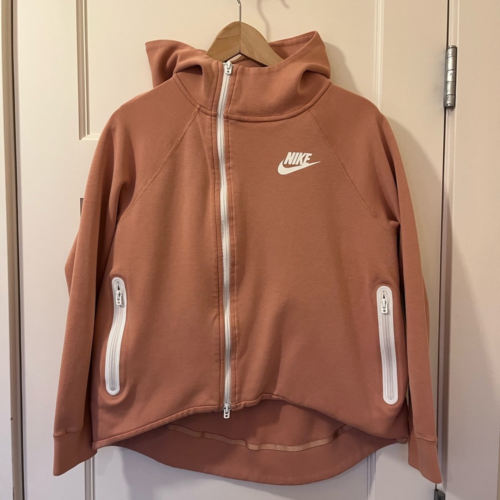 Nike • Tech Fleece Cape Hoodie • Asymmetrical Zip • Size M